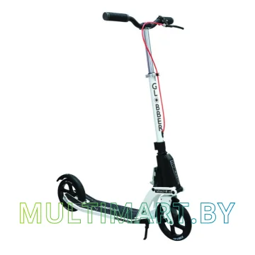Самокат Globber One K Active 18.0 с ручным тормозом (белый)